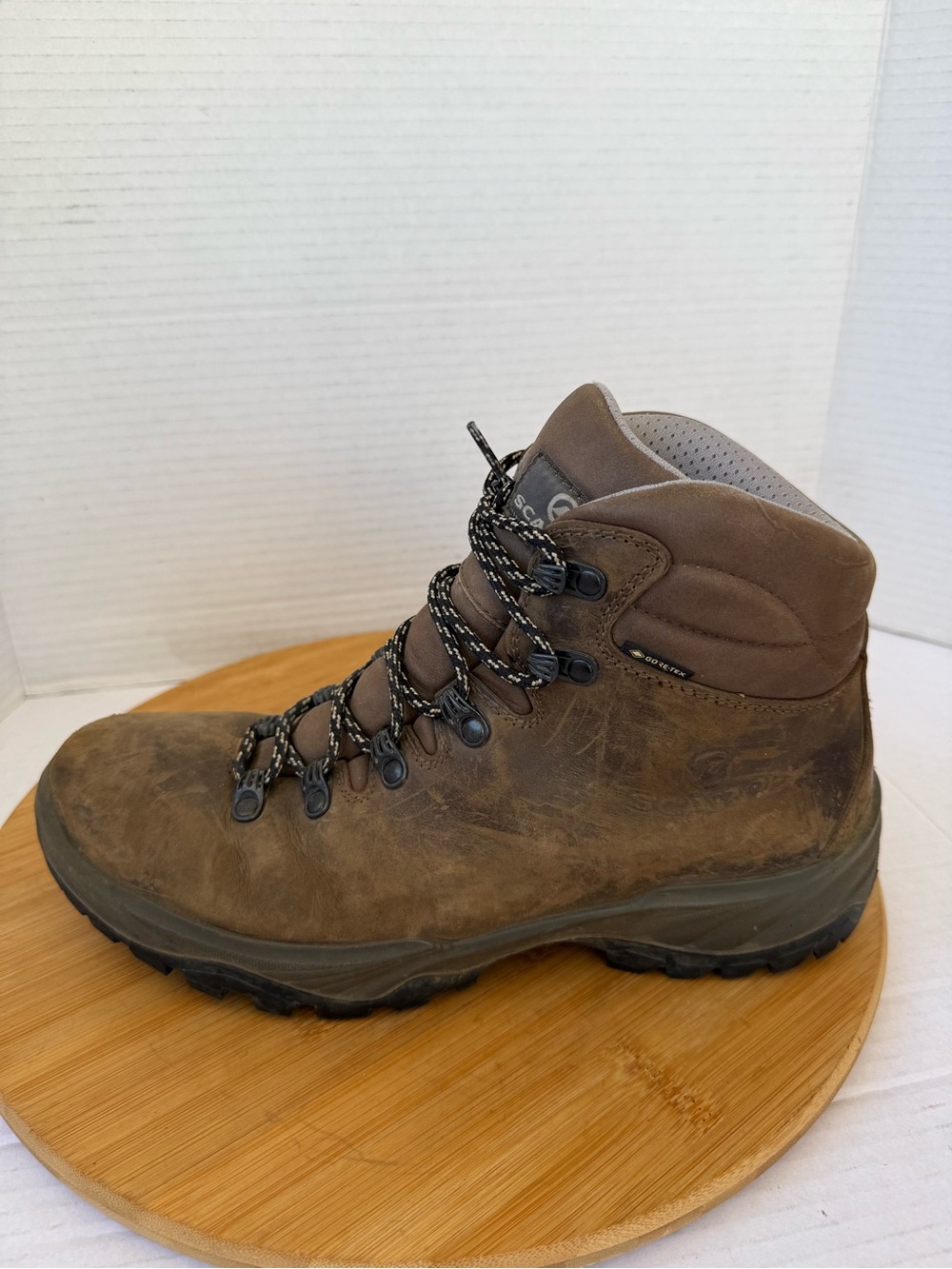 Scarpa Terra GTX Hiking Boots M 8.5 / W 9.5 Brown Leather Waterproof Gore-Tex
